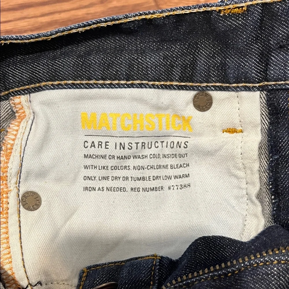 J Crew Matchstick Dark Wash Jeans 26S - Picture 4 of 5